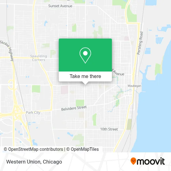 Western Union map