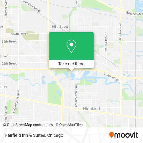 Fairfield Inn & Suites map
