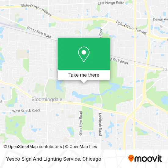 Yesco Sign And Lighting Service map