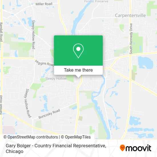 Gary Bolger - Country Financial Representative map