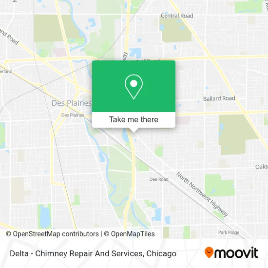 Delta - Chimney Repair And Services map