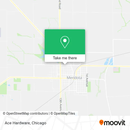 Ace Hardware map