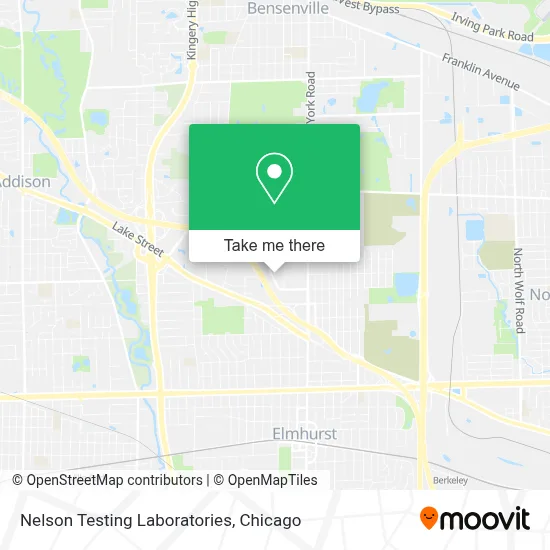Nelson Testing Laboratories map