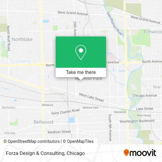 Forza Design & Consulting map