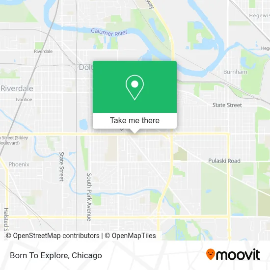 Born To Explore map