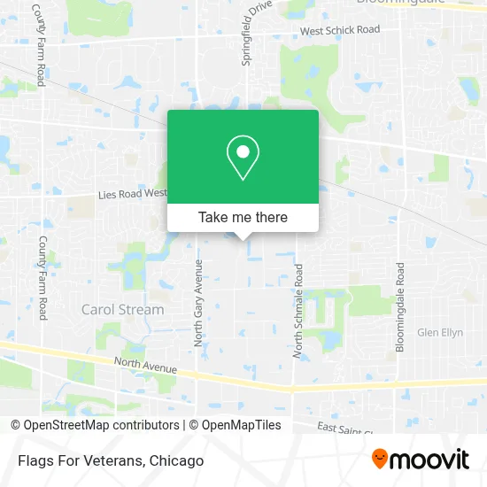 Flags For Veterans map