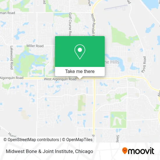 Midwest Bone & Joint Institute map