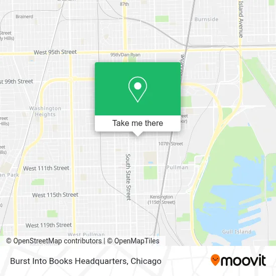 Burst Into Books Headquarters map