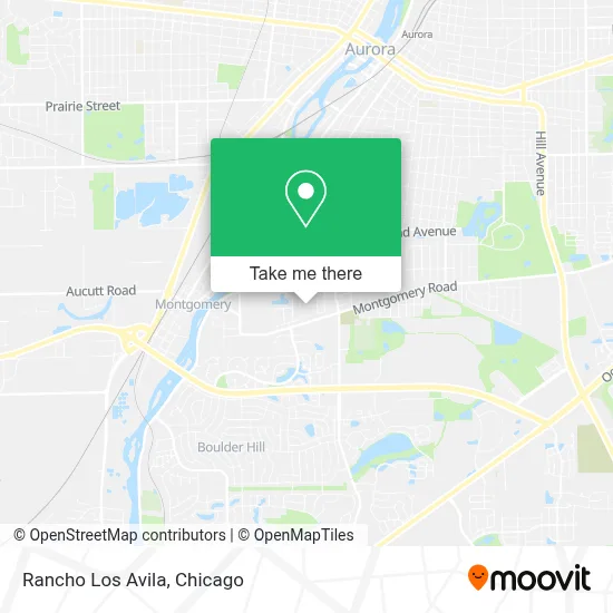 Rancho Los Avila map