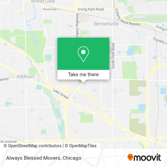 Always Blessed Movers map