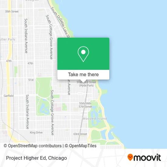 Project Higher Ed map