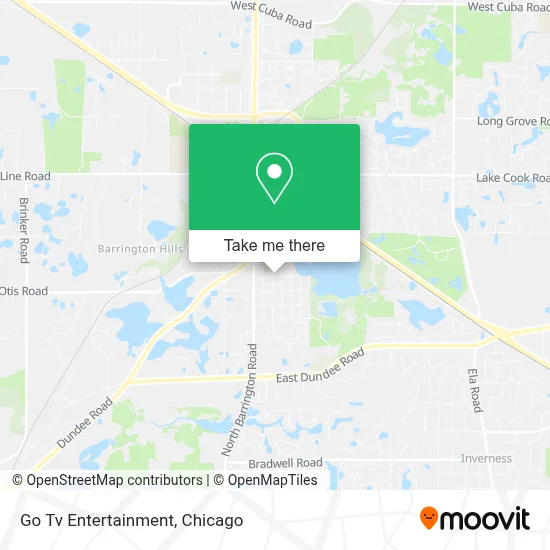 Go Tv Entertainment map