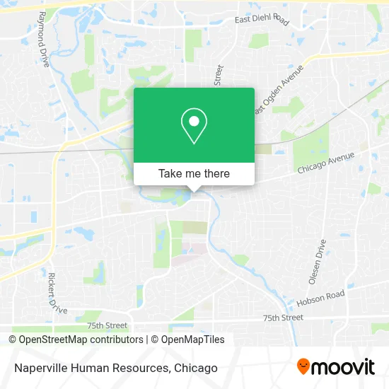 Naperville Human Resources map