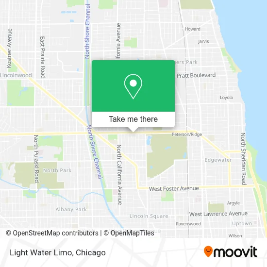 Light Water Limo map