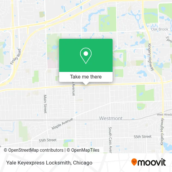 Yale Keyexpress Locksmith map
