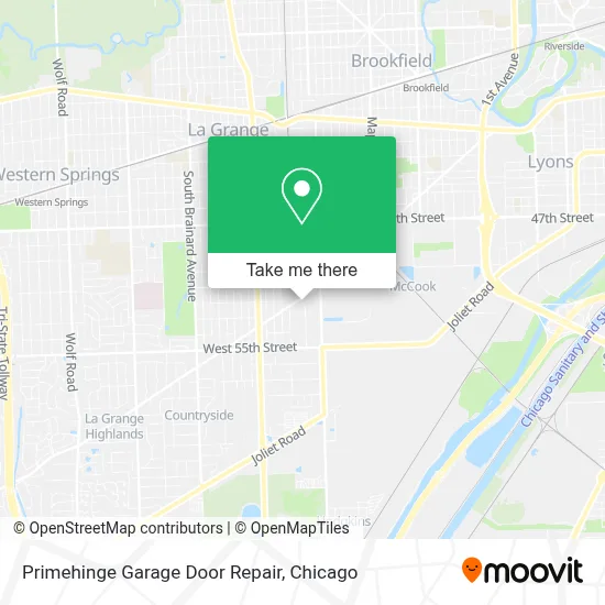 Primehinge Garage Door Repair map