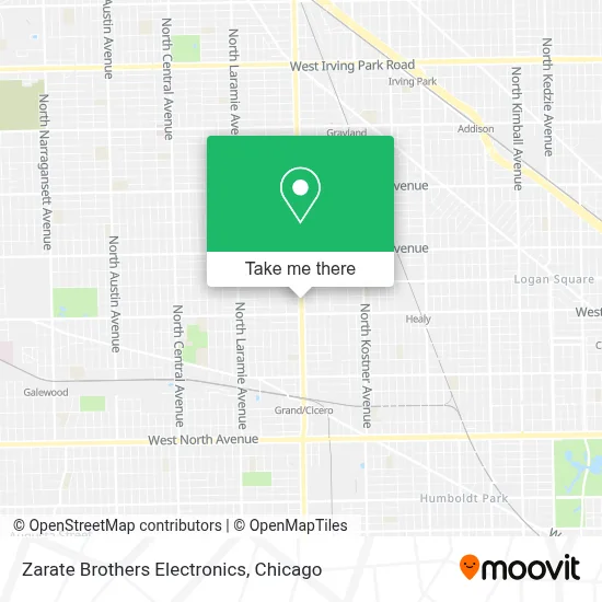 Zarate Brothers Electronics map