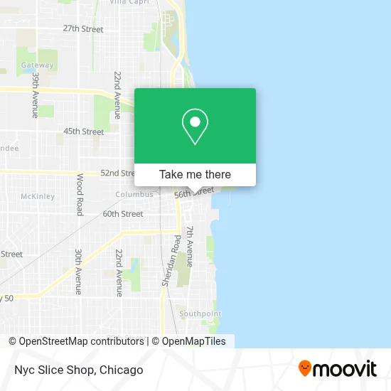 Nyc Slice Shop map