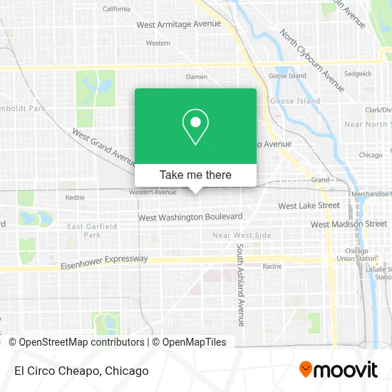 El Circo Cheapo map