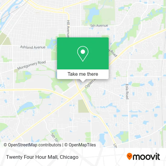 Twenty Four Hour Mall map