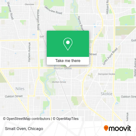 Small Oven map