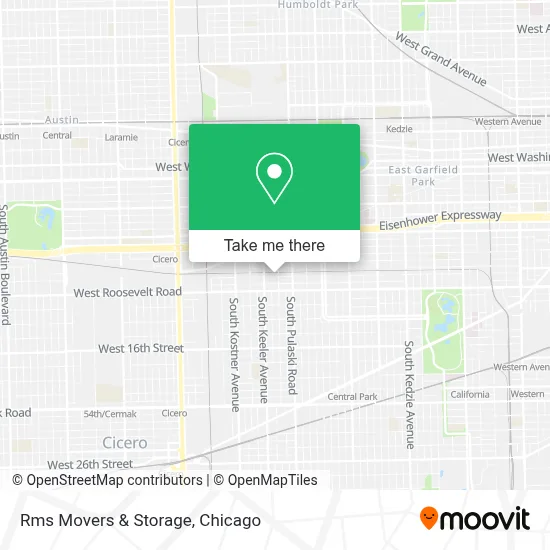 Rms Movers & Storage map