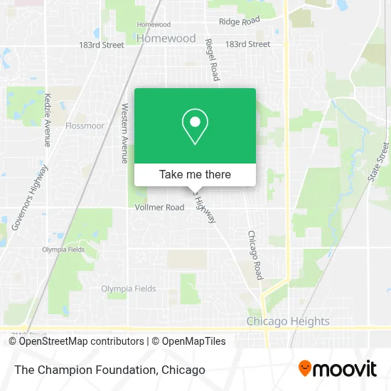 The Champion Foundation map