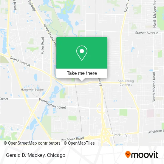 Gerald D. Mackey map