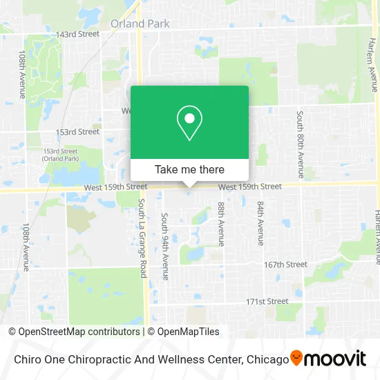 Chiro One Chiropractic And Wellness Center map