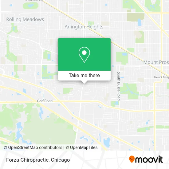 Forza Chiropractic map