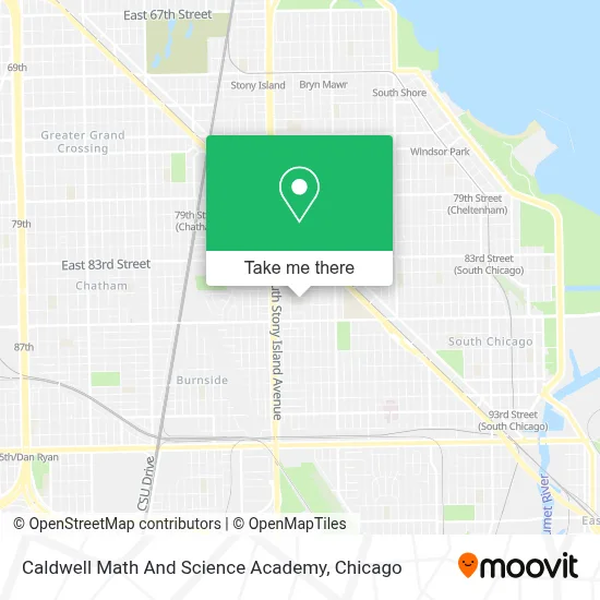 Caldwell Math And Science Academy map