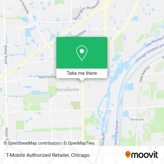 T-Mobile Authorized Retailer map