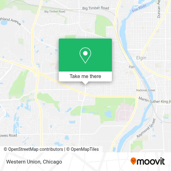 Western Union map