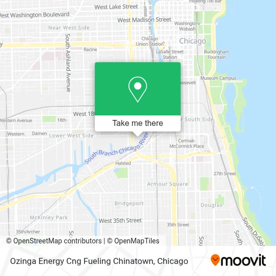 Ozinga Energy Cng Fueling Chinatown map