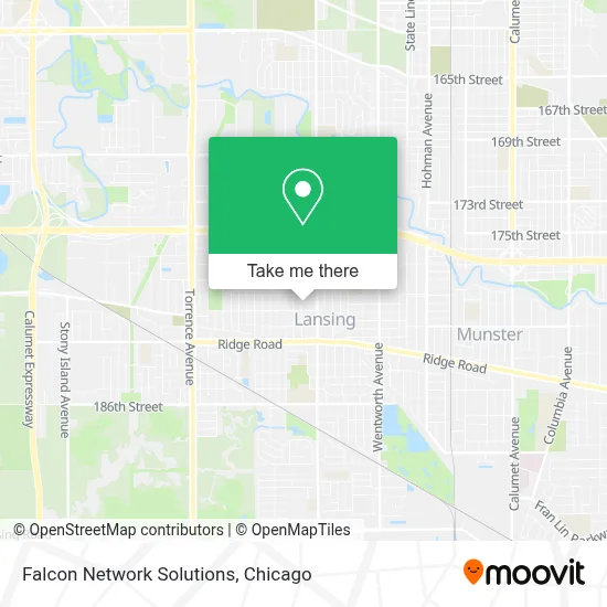 Falcon Network Solutions map