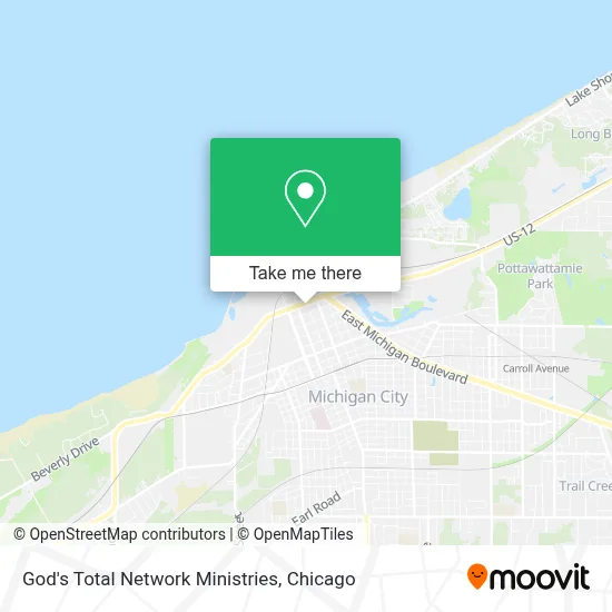 God's Total Network Ministries map