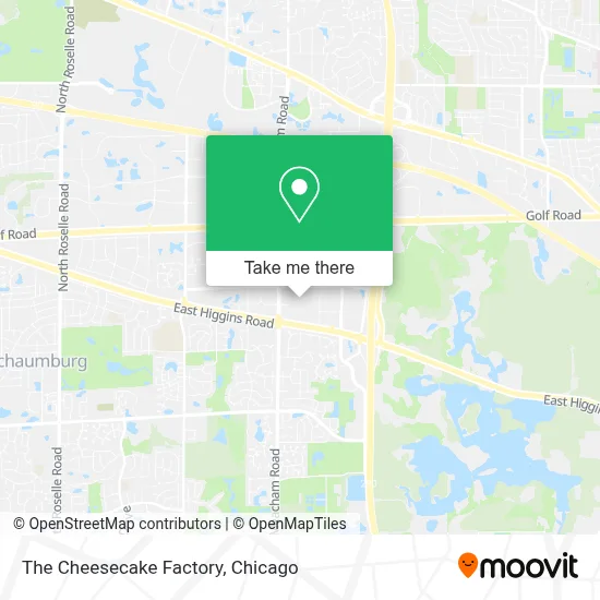 The Cheesecake Factory map