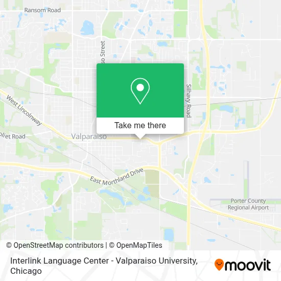 Interlink Language Center - Valparaiso University map
