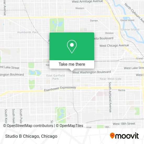 Studio B Chicago map