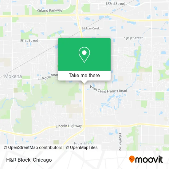 H&R Block map