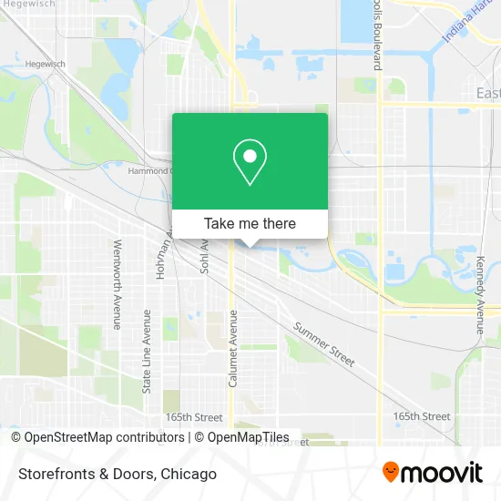 Storefronts & Doors map