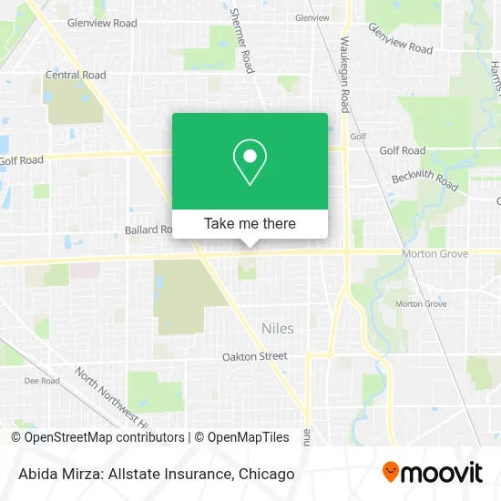 Abida Mirza: Allstate Insurance map