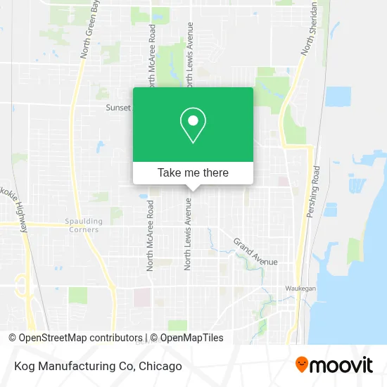 Kog Manufacturing Co map