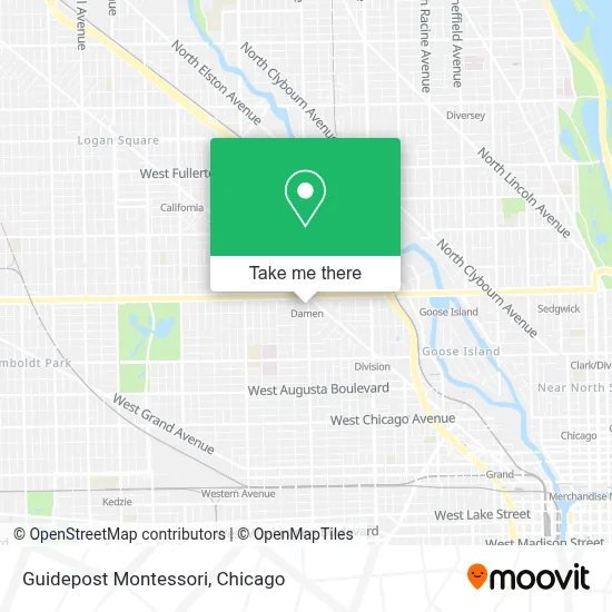 Guidepost Montessori map