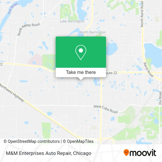 M&M Enterprises Auto Repair map