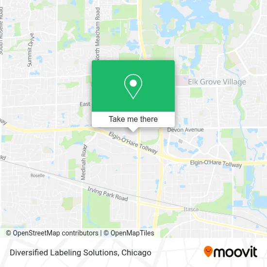 Diversified Labeling Solutions map