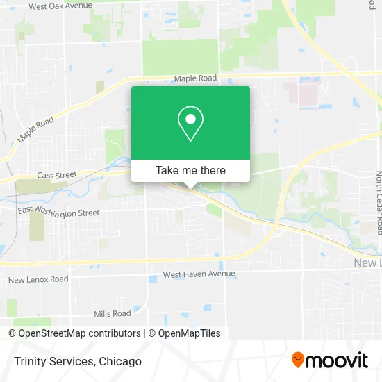 Trinity Services map