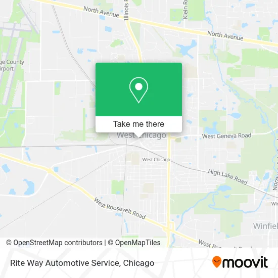 Rite Way Automotive Service map
