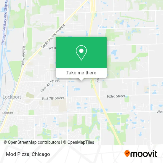 Mod Pizza map