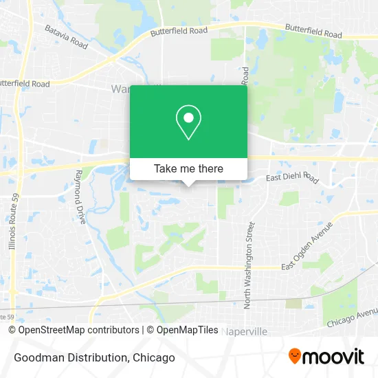 Goodman Distribution map